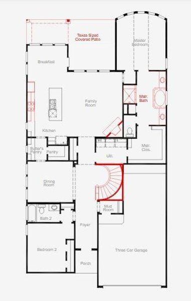 2D floor plan layout of this home in , League City, TX (Image 2). 2D floor plan layout of this home in , League City, TX (Image 2).
