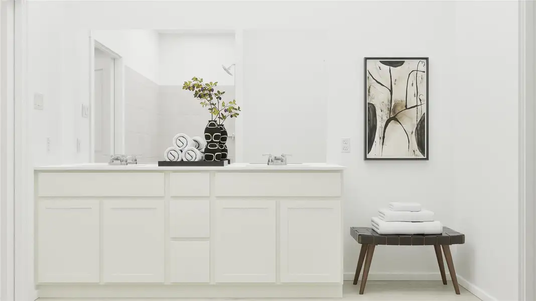 Furnished interior view inside a new home in River Bridge Ranch: Coastline Collection, San Marcos (Image 5). Furnished interior view inside a new home in River Bridge Ranch: Coastline Collection, San Marcos (Image 5).