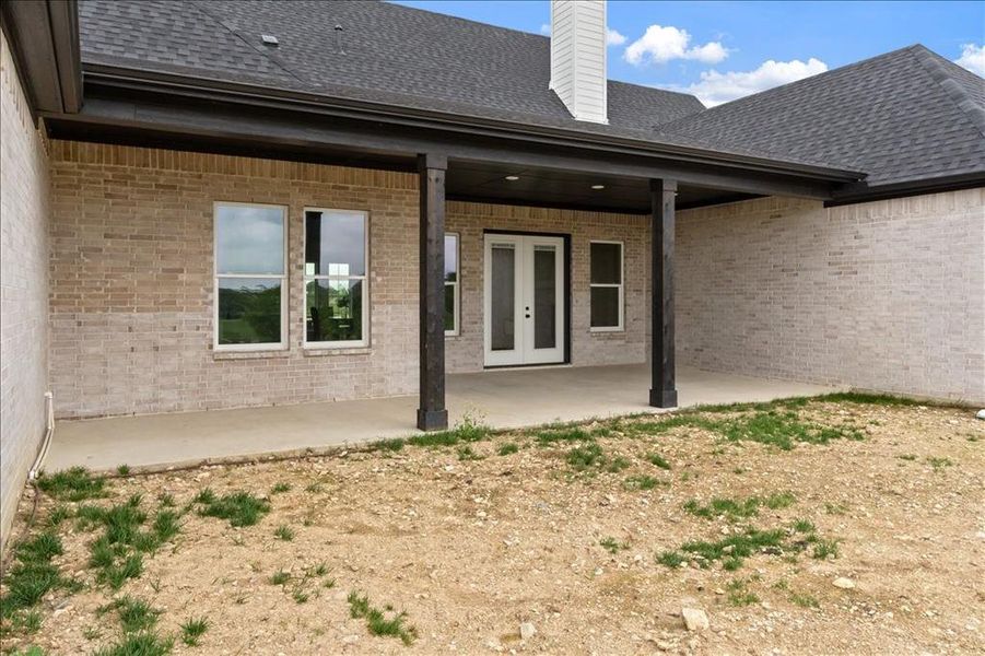 Exterior details and patio area of a home in , Justin (Image 29).