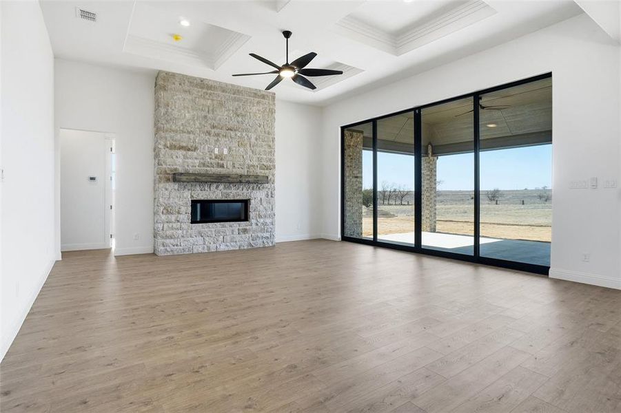 Spacious, unfurnished interior of a new home in , Godley (Image 32).