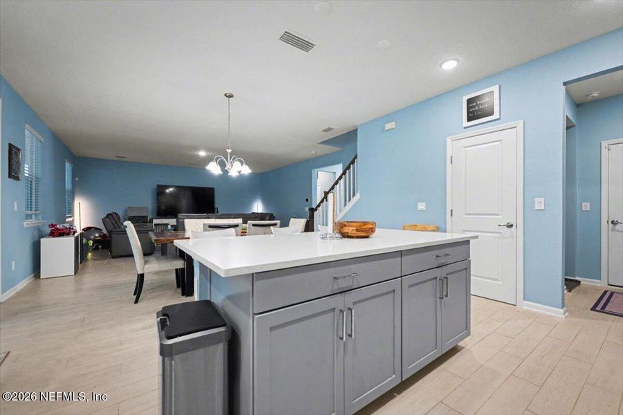 Furnished interior view inside a new home in RiverTown - Settlement, St. Johns (Image 11).