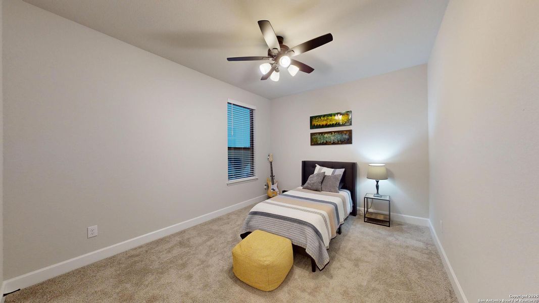 Furnished interior view inside a new home in Weston Oaks 55', San Antonio (Image 42).