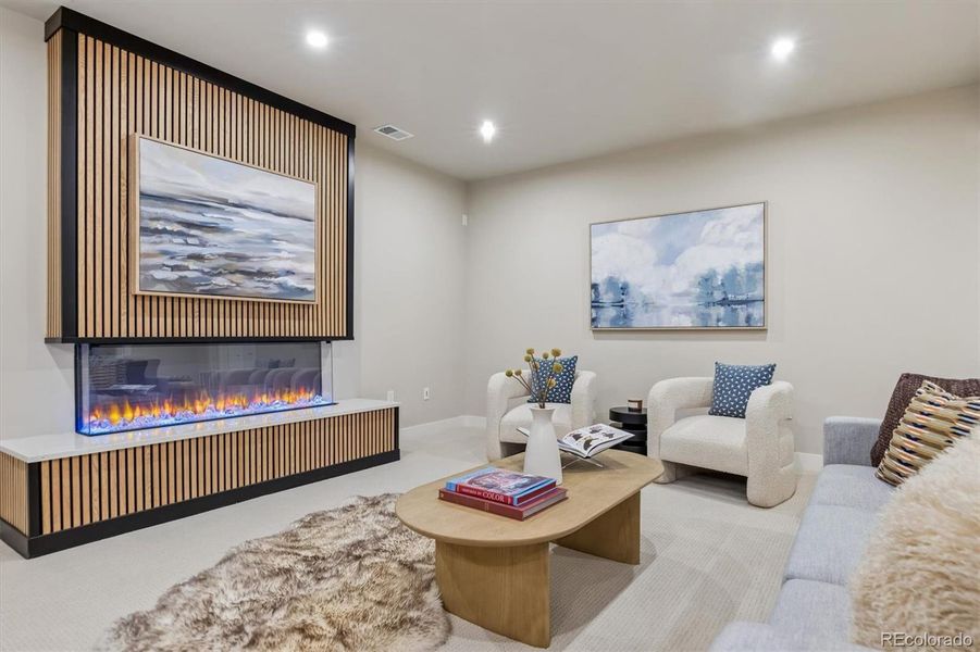 Furnished interior view inside a new home in , Denver (Image 37).