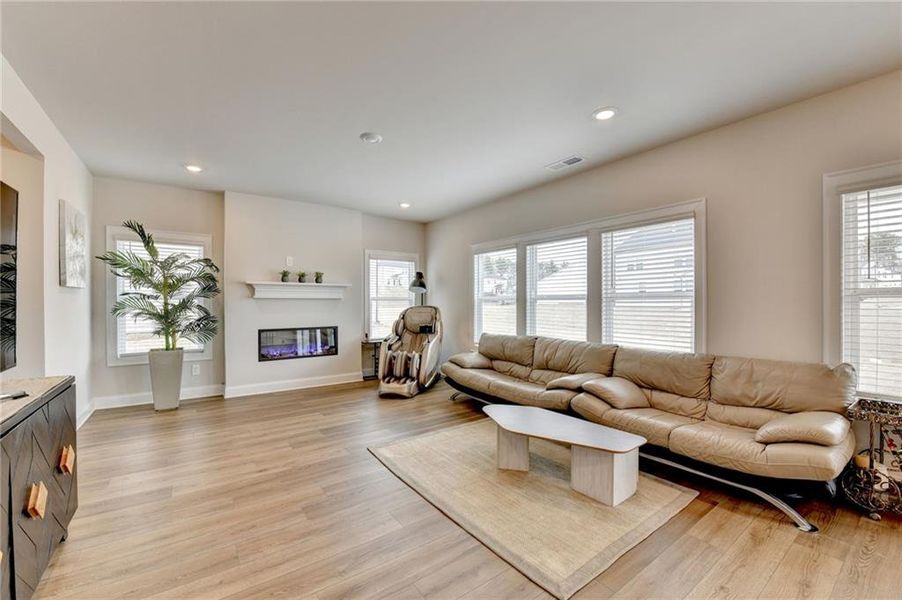 Furnished interior view inside a new home in , Braselton (Image 7). Furnished interior view inside a new home in , Braselton (Image 7).