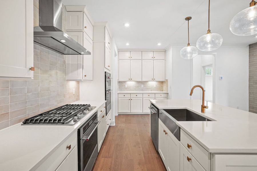 Representative furnished interior of a home built from the Shetland by Pulte Homes in Parkside Crossing, Charlotte (Image 6). Representative furnished interior of a home built from the Shetland by Pulte Homes in Parkside Crossing, Charlotte (Image 6).