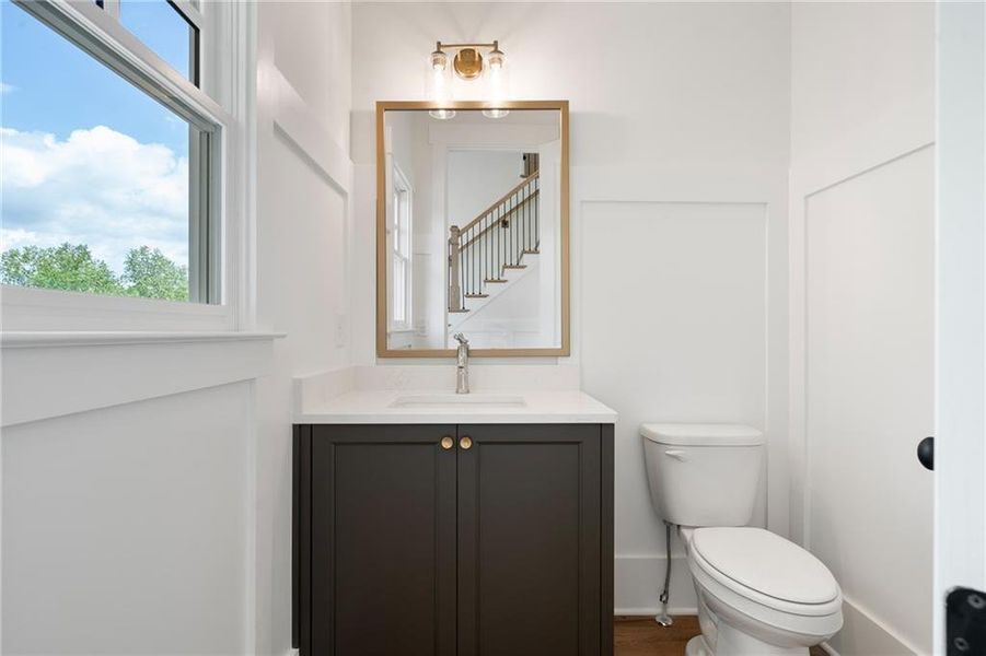 Furnished interior view inside a new home in The Cottages at Keeler Woods, Marietta (Image 3).