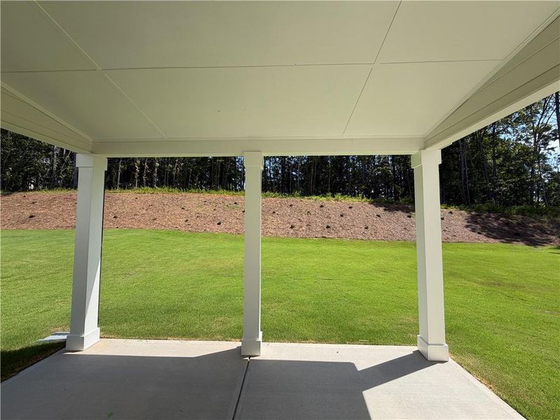 Exterior details and patio area of a home in Mallard’s Landing, Jefferson (Image 3).