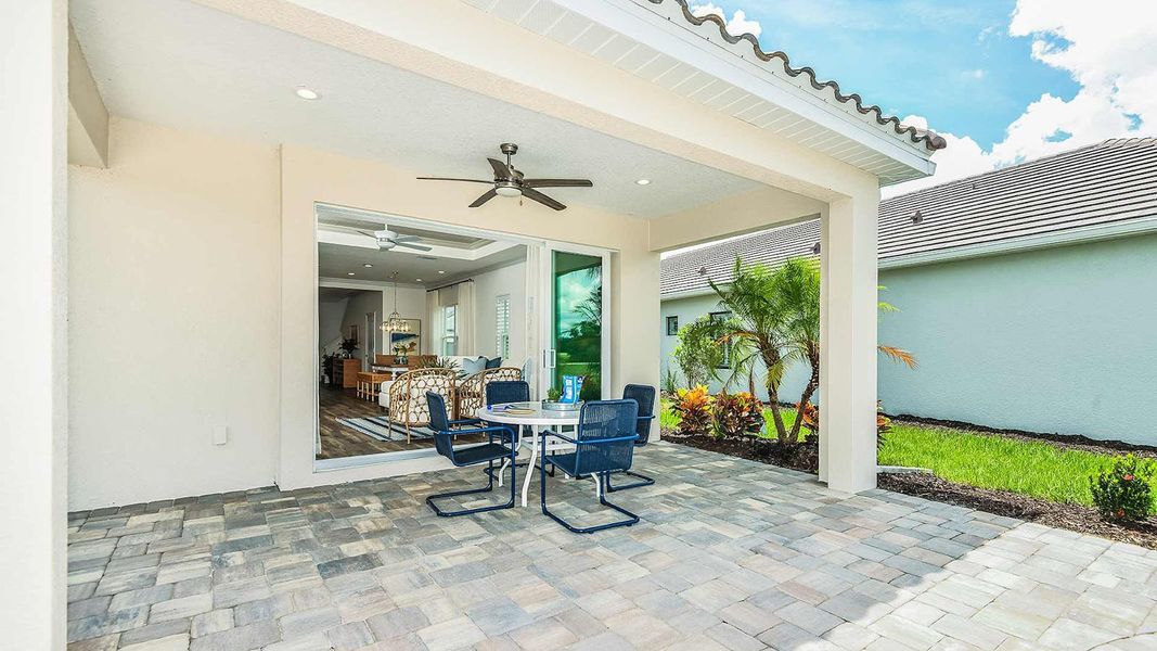Representative exterior details of a home built from the Heritage 2 by Neal Communities in Grand Park Real Estate and Homes for Sale in Sarasota, FL - Neal Communities, Sarasota (Image 2).