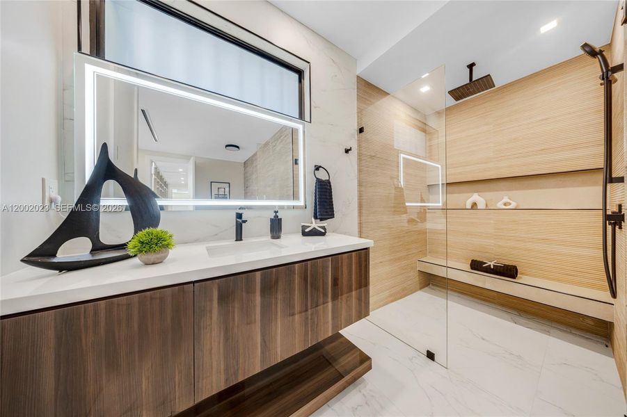 Furnished interior view inside a new home in , Fort Lauderdale (Image 12).