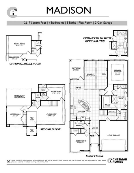 2D floor plan layout of this home in , Katy, TX (Image 4). 2D floor plan layout of this home in , Katy, TX (Image 4).