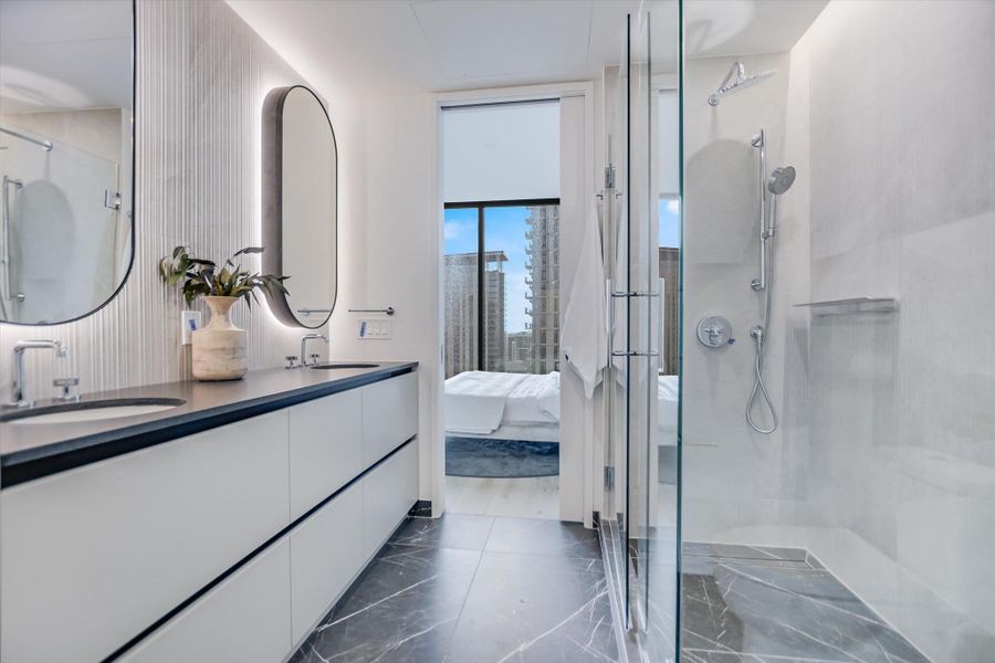 Photos shown are of the same floor plan 5 floors higher.