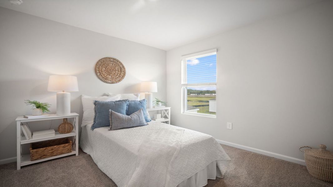 Furnished interior view inside a new home in The Groves at Bees Creek, Ridgeland (Image 29).