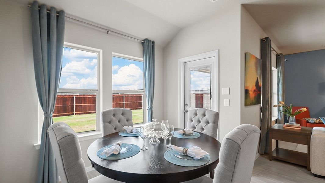 Furnished interior view inside a new home in Townes Landing, Fort Worth (Image 11).