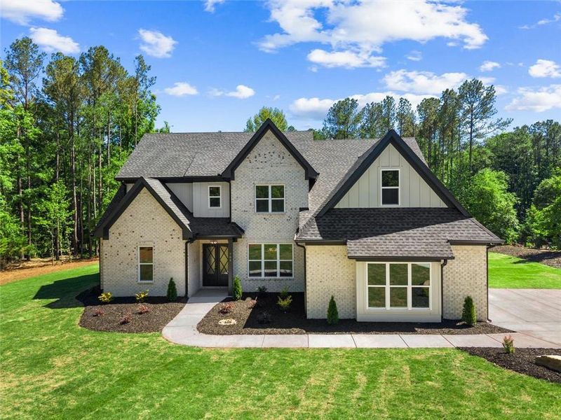 Front exterior of a new home in , Hull, GA, highlighting curb appeal (Image 29).