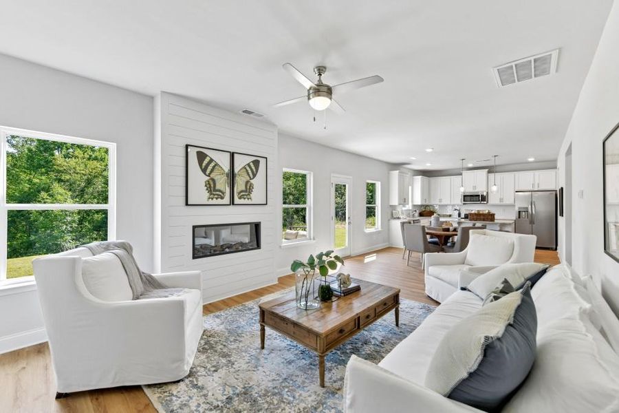 Furnished interior view inside a new home in , Homer (Image 6).