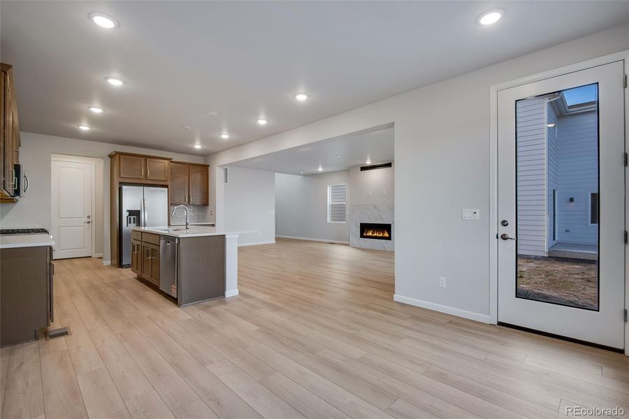 Furnished interior view inside a new home in Medley at Reunion Ridge, Commerce City (Image 6).