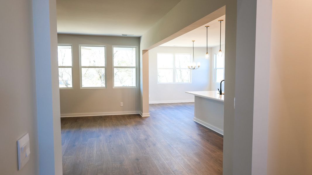 Representative unfurnished interior of a home built from the STONEBROOK II by D.R. Horton in Harvest Point, Spring Hill (Image 28).