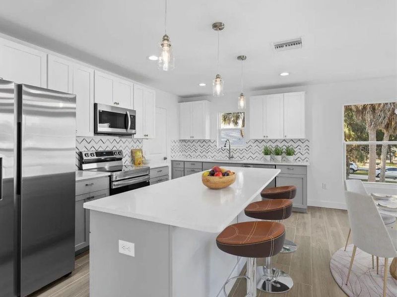 Furnished interior view inside a new home in , New Port Richey (Image 3). Furnished interior view inside a new home in , New Port Richey (Image 3).