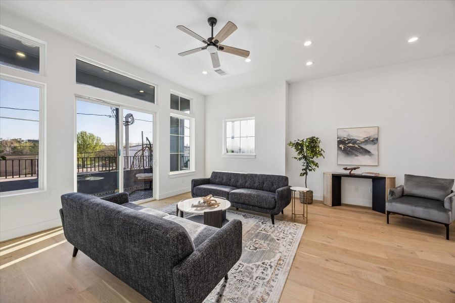 Furnished interior view inside a new home in , Houston (Image 21). Furnished interior view inside a new home in , Houston (Image 21).