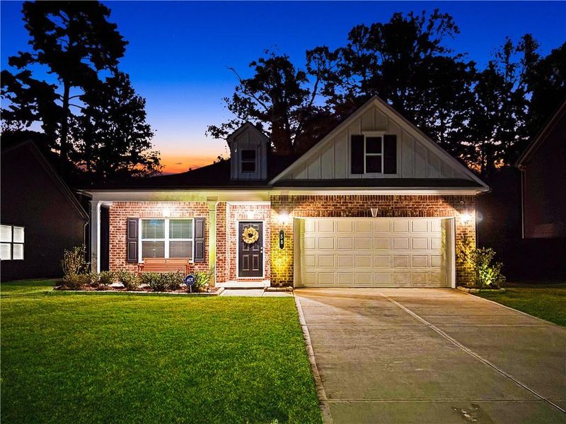 Front exterior of a new home in , Rome, GA, highlighting curb appeal (Image 2). Front exterior of a new home in , Rome, GA, highlighting curb appeal (Image 2).