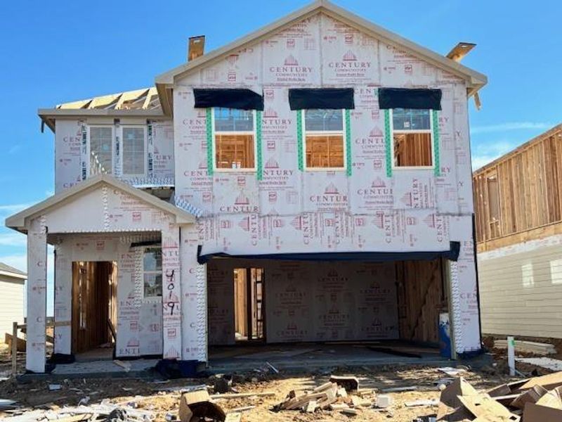 In-progress construction of a new home in Laurel Farms, Brookshire, TX (Image 17).