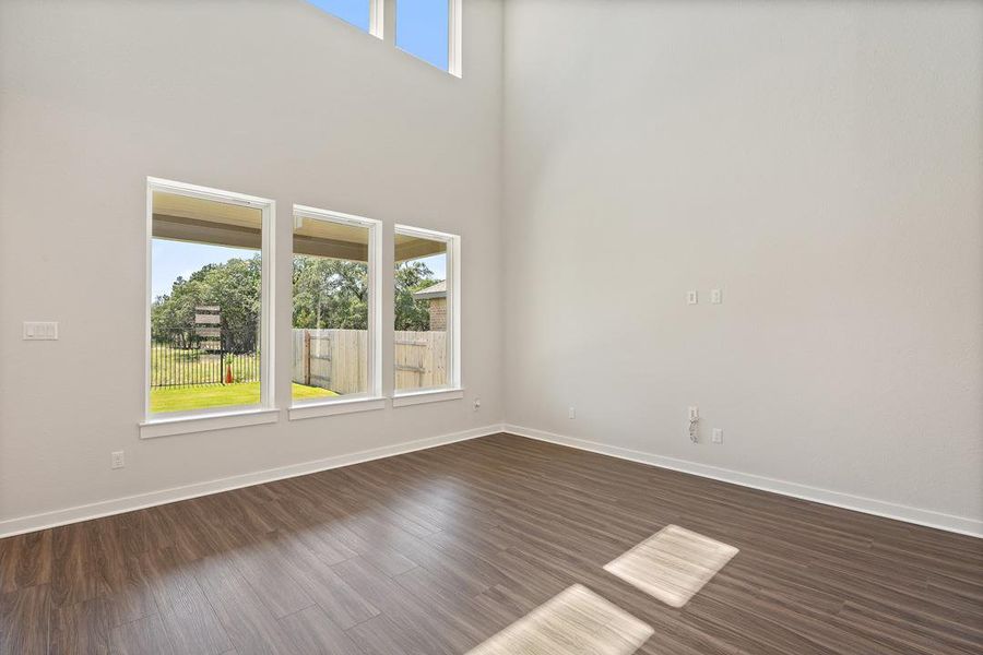Spacious, unfurnished interior of a new home in Terrace Collection at Lariat, Liberty Hill (Image 36). Spacious, unfurnished interior of a new home in Terrace Collection at Lariat, Liberty Hill (Image 36).