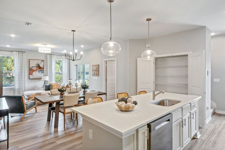 Furnished interior view inside a new home in Connors Cove, Eustis (Image 9).