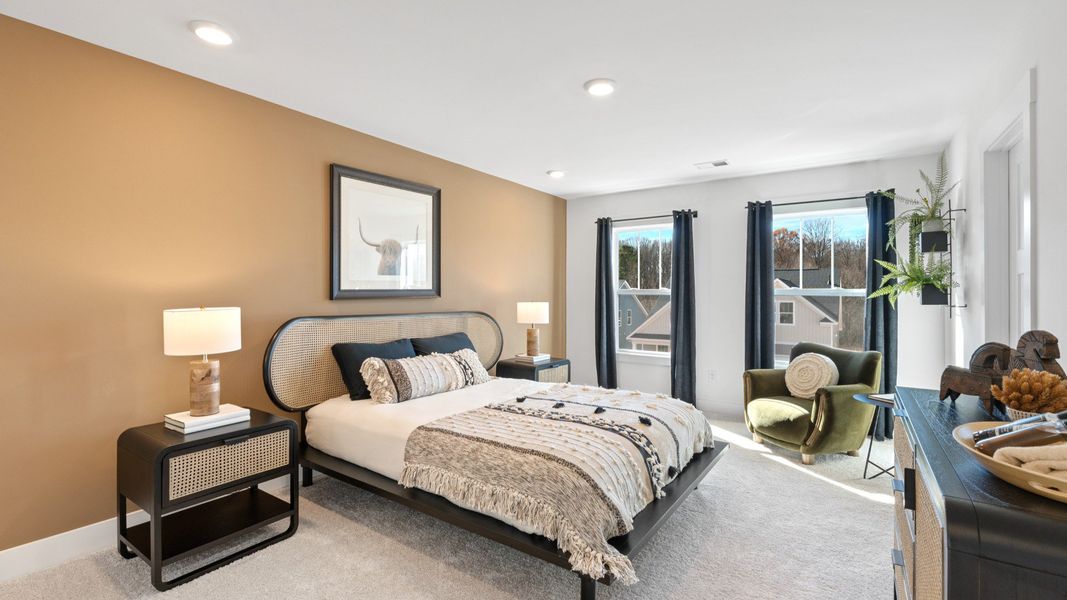 Furnished interior view inside a new home in Woodglen, Piedmont (Image 19). Furnished interior view inside a new home in Woodglen, Piedmont (Image 19).