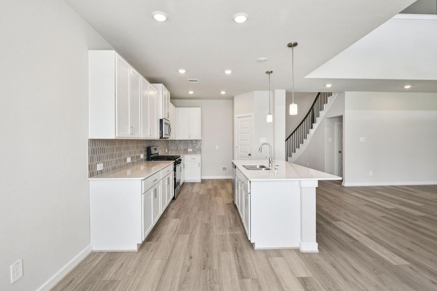 Photo is not of the actual home, but is an inspirational photo of builder’s model home and may depict options, furnishings, and/or decorator features that are not included