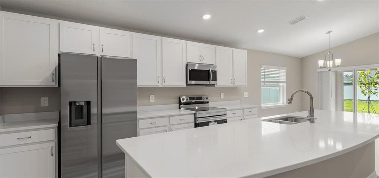 Furnished interior view inside a new home in Stonebridge North, Zephyrhills (Image 11).