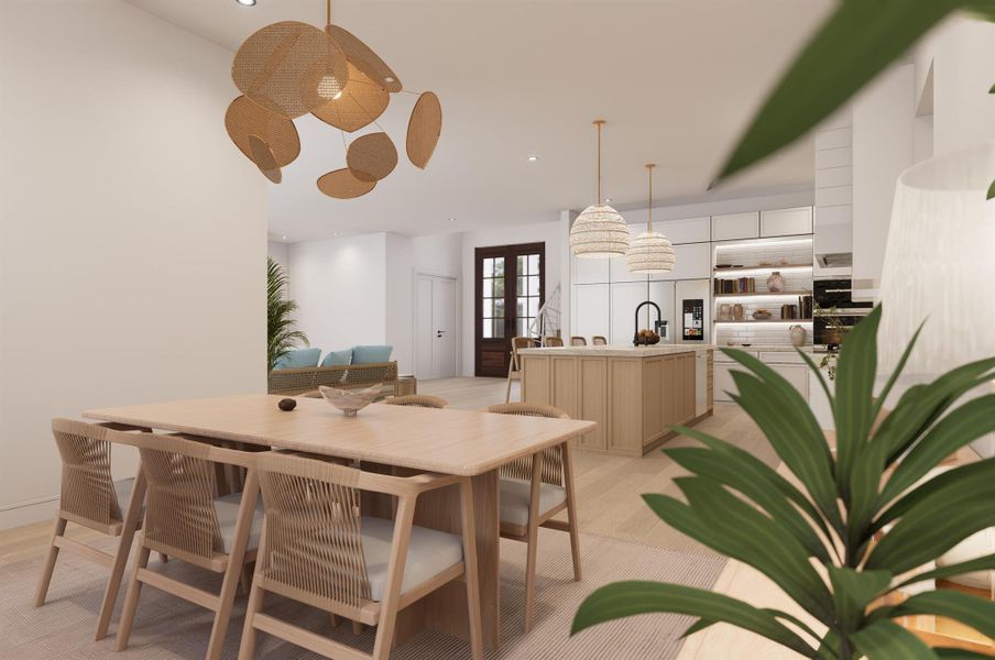 Furnished interior view inside a new home in , West Palm Beach (Image 14).