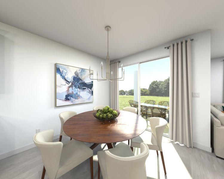 Furnished interior view inside a new home in Magnolia Bay - Reserve Series, Nokomis (Image 4).