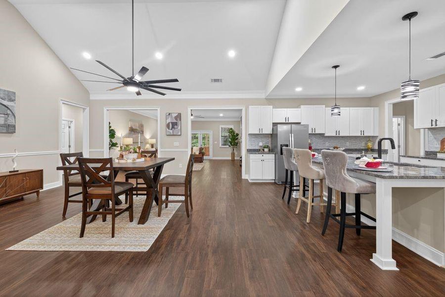 Furnished interior view inside a new home in , Oxford (Image 9).