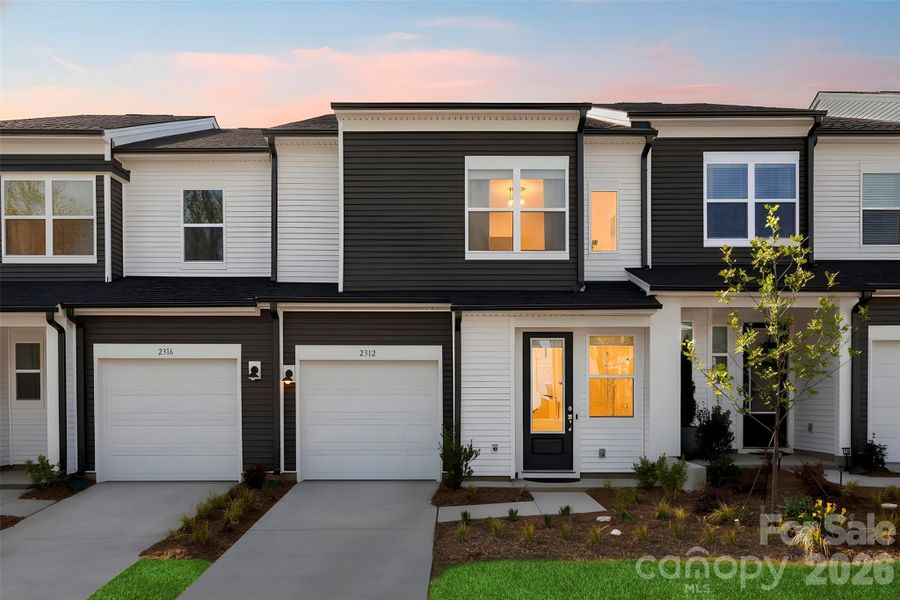 front view - sundown