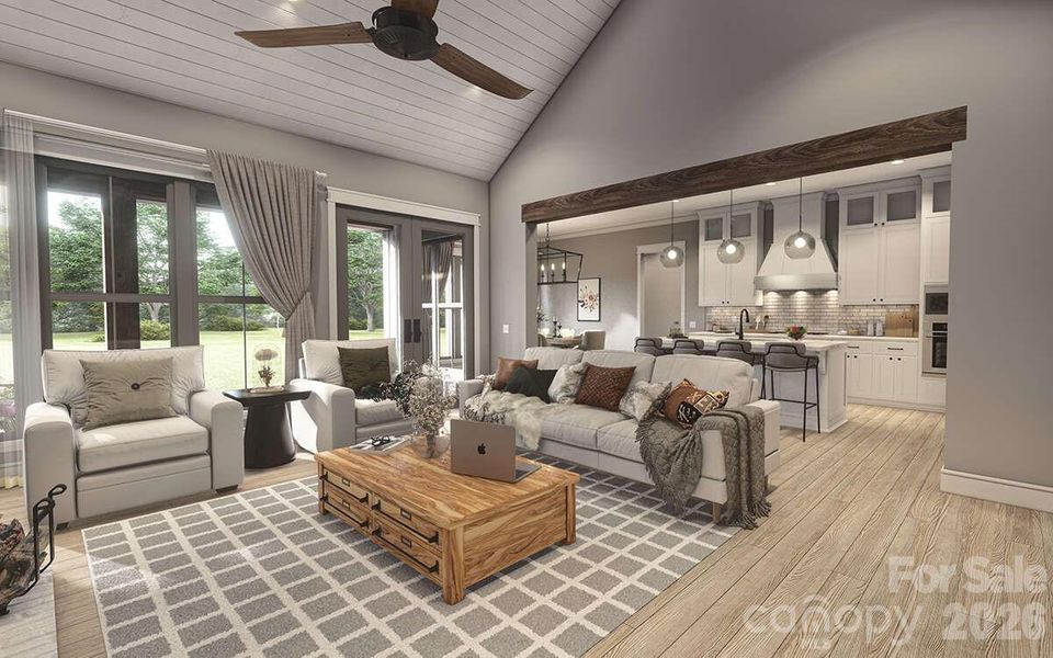 Furnished interior view inside a new home in , Salisbury (Image 7).