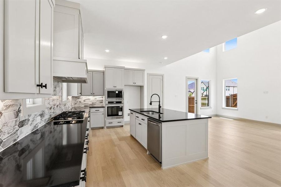 The chef in the family will never be left out of the party in this wonderful open concept floor plan. The chef in the family will never be left out of the party in this wonderful open concept floor plan.