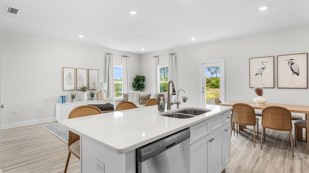 Furnished interior view inside a new home in WindMark Beach, Port Saint Joe (Image 14).