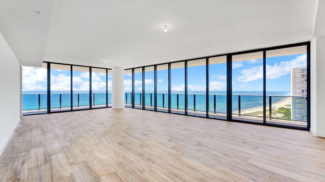Furnished interior view inside a new home in , Pompano Beach (Image 18).