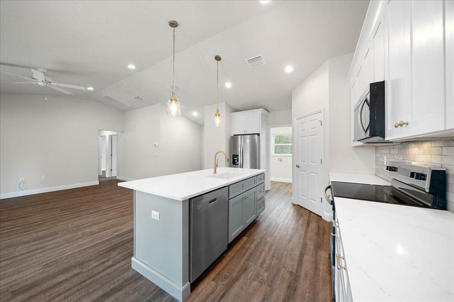 Furnished interior view inside a new home in , Ocklawaha (Image 11). Furnished interior view inside a new home in , Ocklawaha (Image 11).