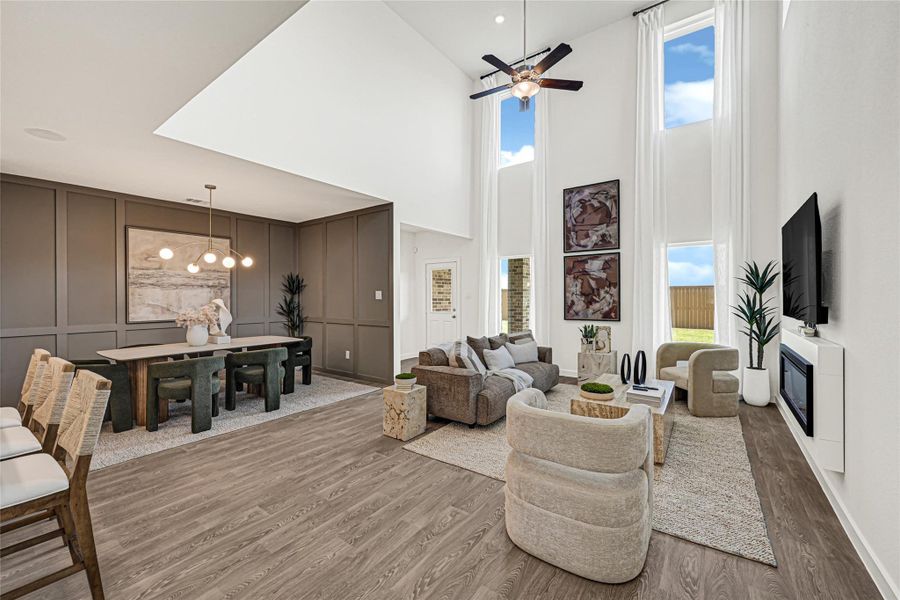 Furnished interior view inside a new home in Emberly, Beasley (Image 14).