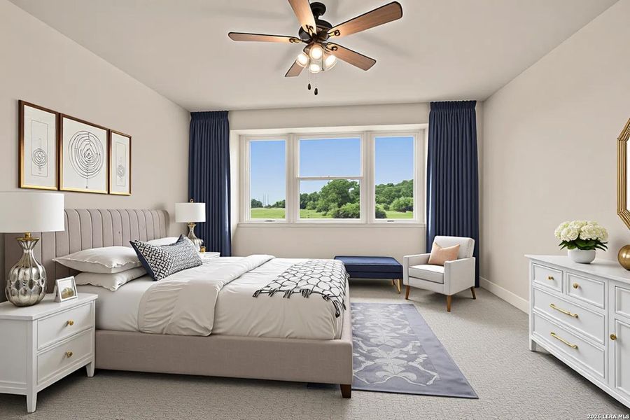 Furnished interior view inside a new home in Crown Ridge Manor, San Antonio (Image 7). Furnished interior view inside a new home in Crown Ridge Manor, San Antonio (Image 7).