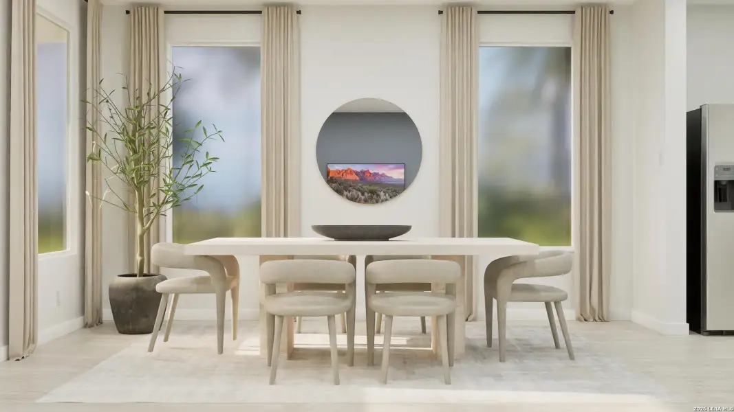 Furnished interior view inside a new home in Simmons Valley, Spring Branch (Image 17).