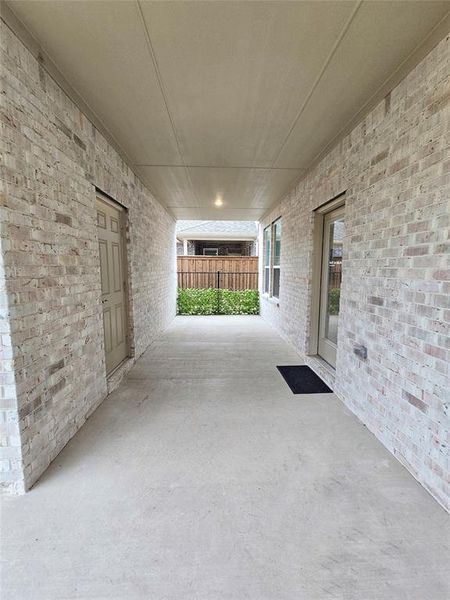 View of patio
