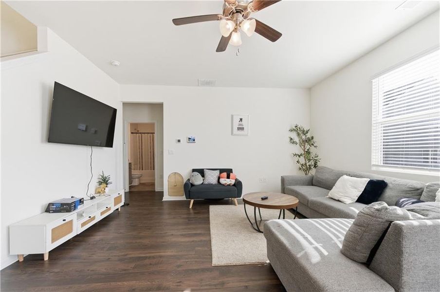 Furnished interior view inside a new home in Brooks Village, Dacula (Image 9).