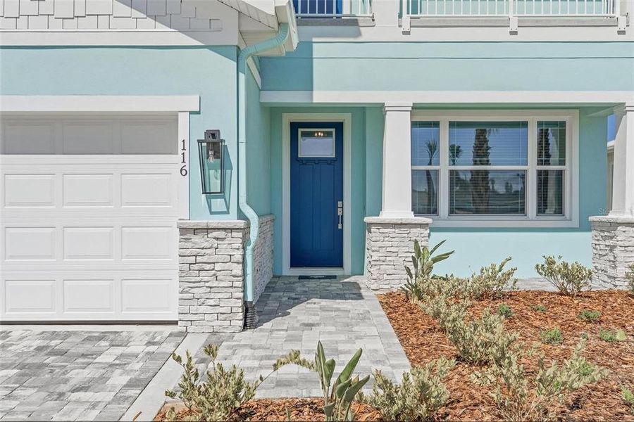Exterior details and patio area of a home in Beachview Cove, Ormond Beach (Image 28).