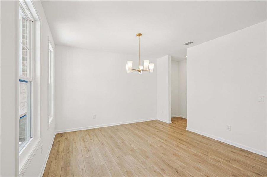 Spacious, unfurnished interior of a new home in The Estates at Casteel, Bethlehem (Image 14).
