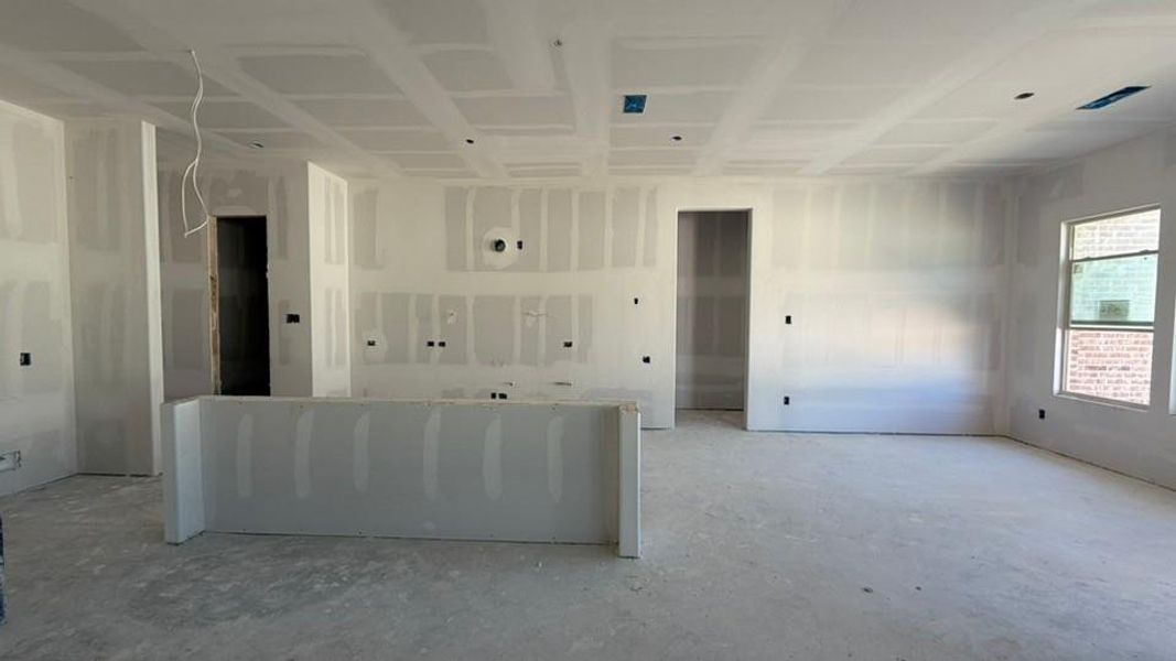 In-progress construction of a new home in Grayson Ridge, Van Alstyne, TX (Image 6).