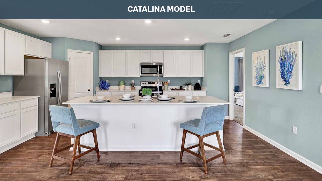 Representative furnished interior of a home built from the Catalina by D.R. Horton in Copes Landing, Jacksonville (Image 7). Representative furnished interior of a home built from the Catalina by D.R. Horton in Copes Landing, Jacksonville (Image 7).