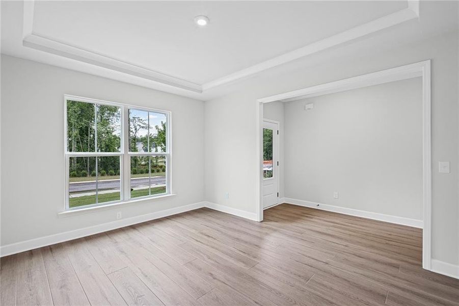 Spacious, unfurnished interior of a new home in Oakwood, Cumming (Image 24). Spacious, unfurnished interior of a new home in Oakwood, Cumming (Image 24).