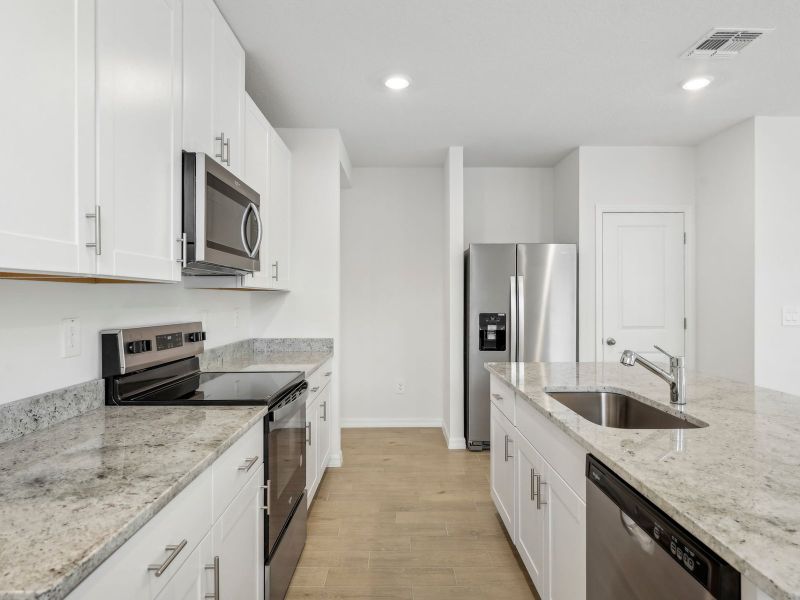 The Acadia Floorplan Kitchen.